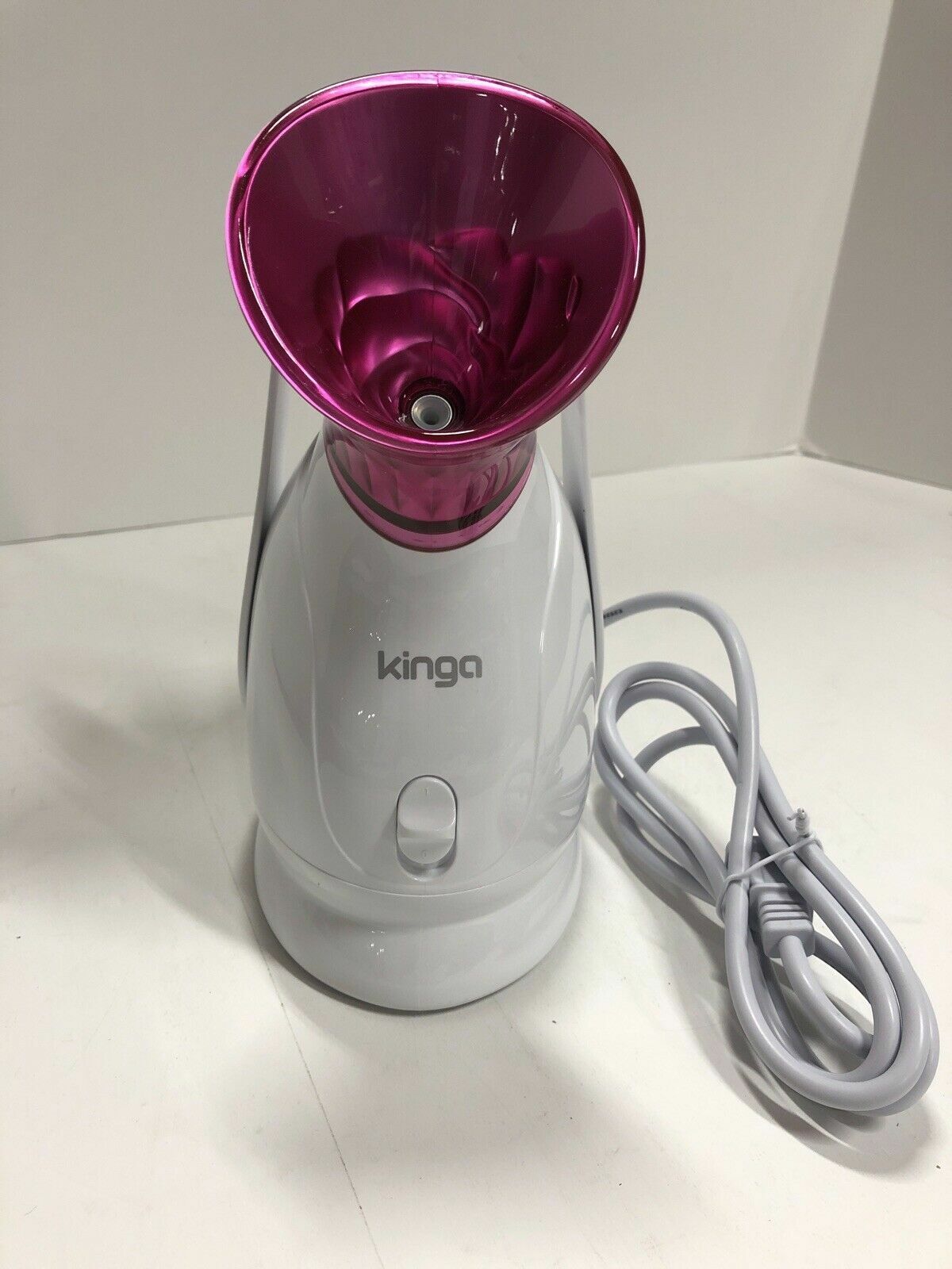 EUC PINK & WHITE KINGA NANO FACIAL STEAMER MODEL NO.: KD-2332 NANO-IONIC STEAM