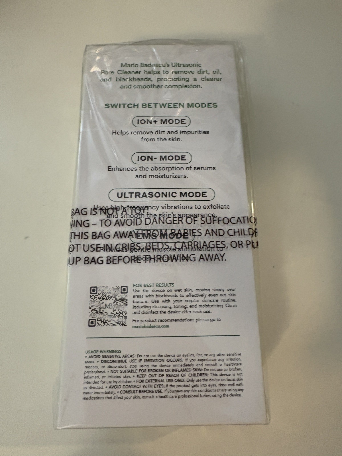 NWT NIB Mario Badescu Ultrasonic Pore Cleaner