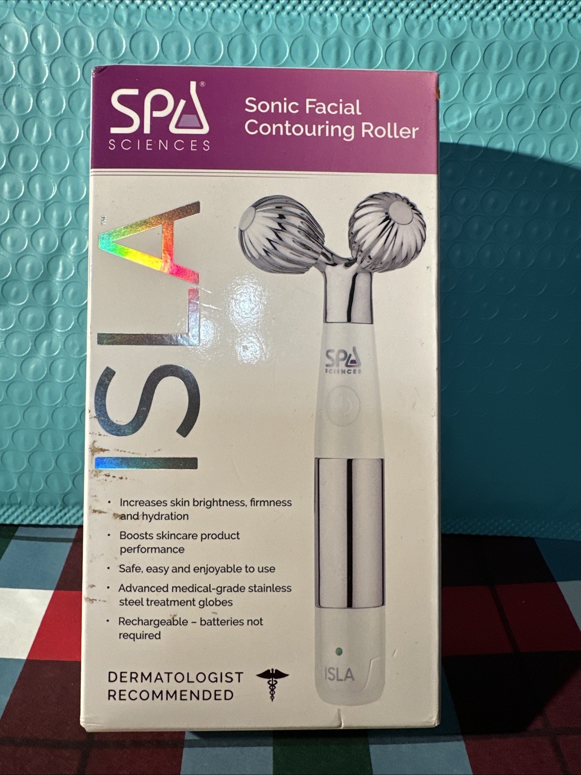 Spa Sciences Sonic Facial Contouring Roller (Silver)
