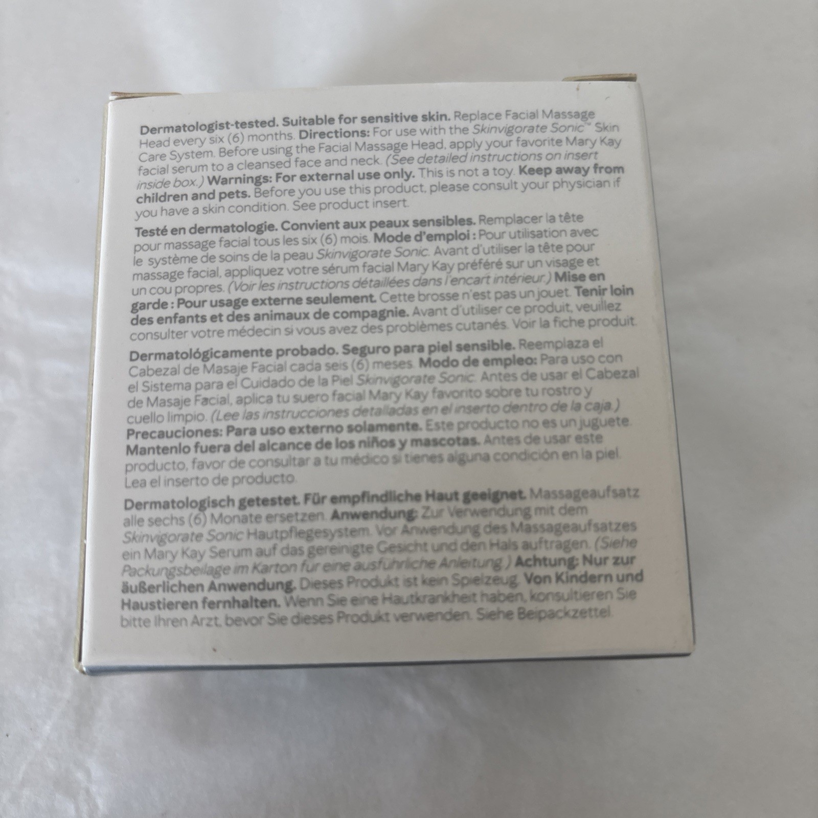 Mary Kay Skinvigorate Sonic Skincare System + Massage Head