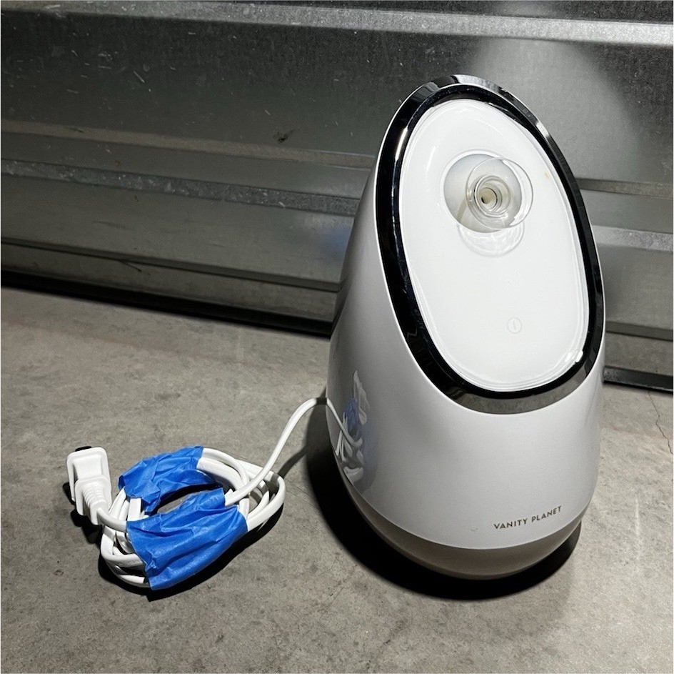 Vanity Planet Facial Steamer VMFSTEAM White Electric 120V for Clogged Pores