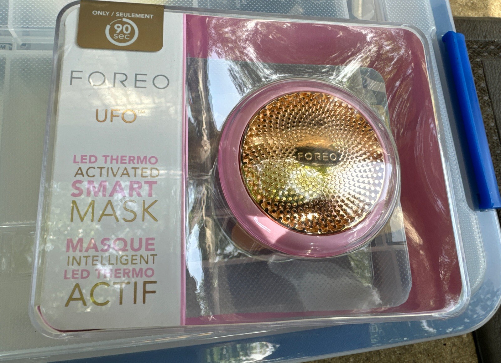 FOREO UFO LED Thermo Activated Smart Mask Pearl Pink NIP