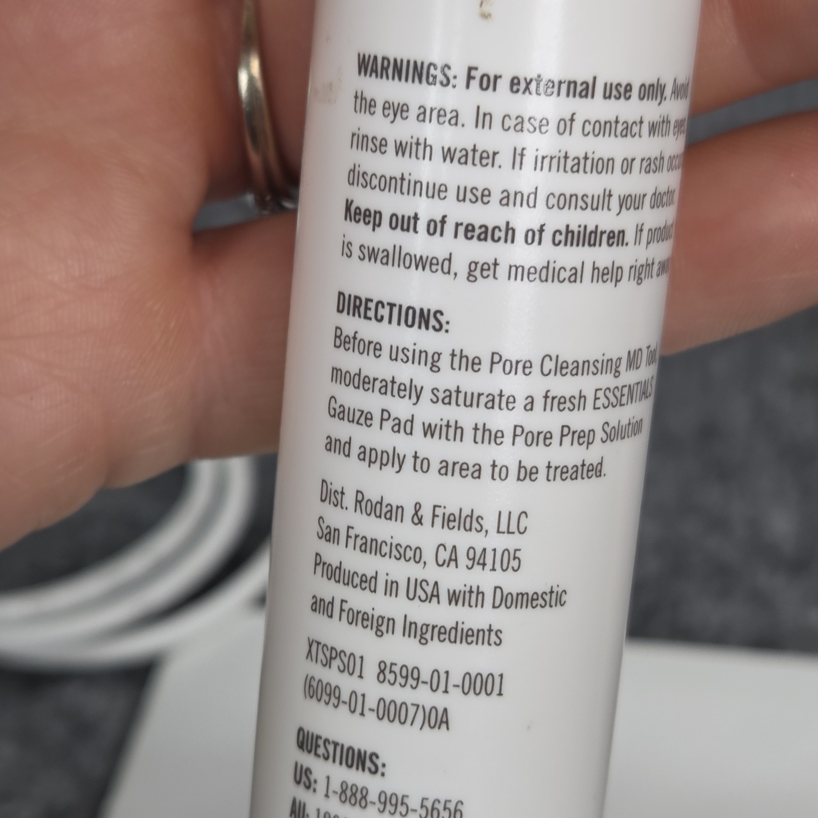 Rodan + Fields Pore Cleansing MD Device Kit Sealed w/ Prep Solution & Tips