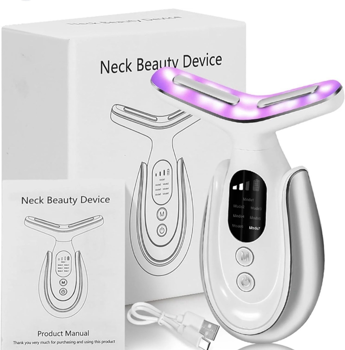 Facial Beauty Device, Face Massager Tool for Skin Care, Based on Triple Action L