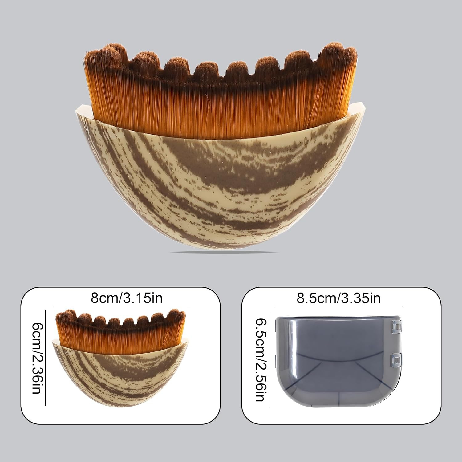 Lymphatic Contour Face Brush, Facial Lymphatic Drainage Massager, Dual-Sided …