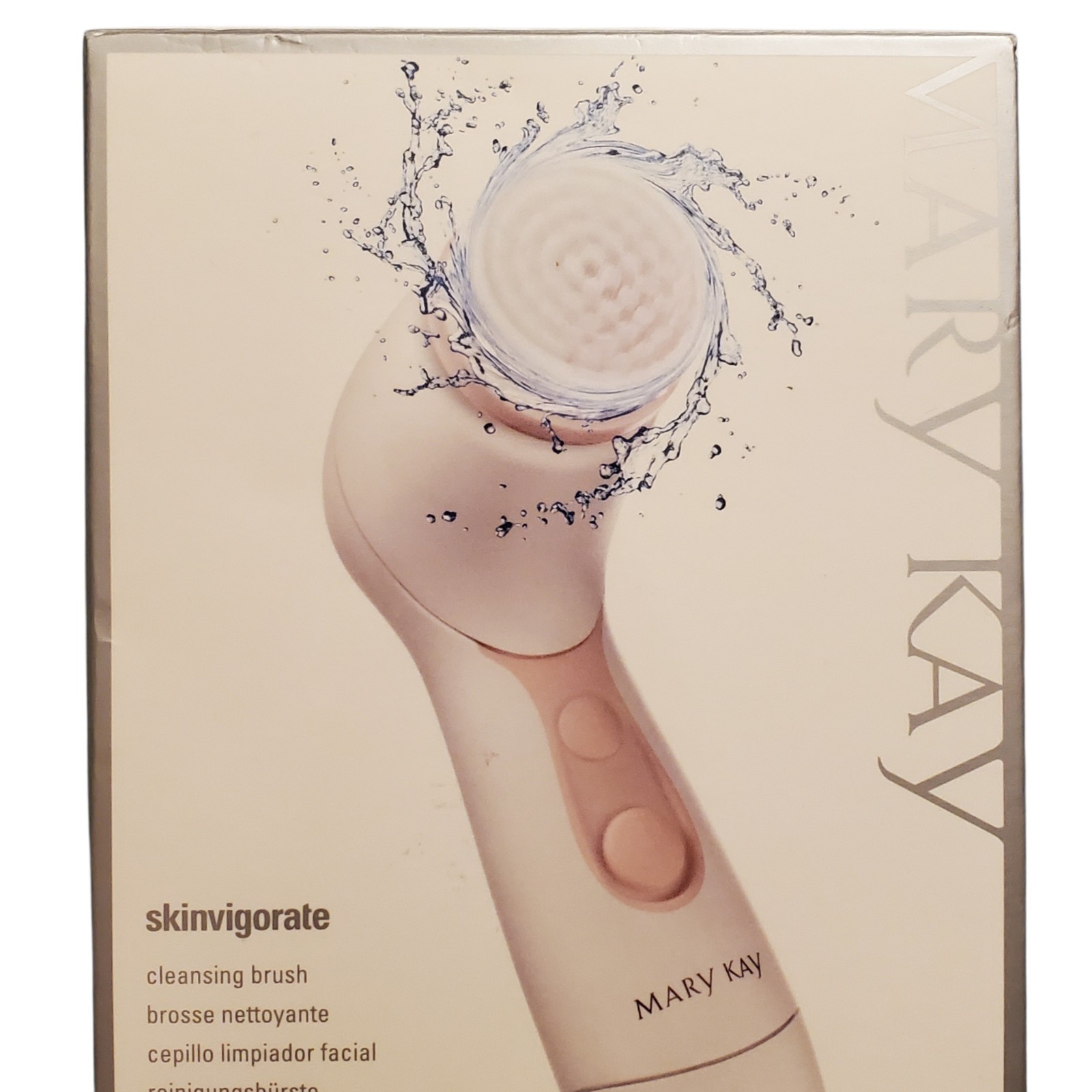 Mary Kay SKINVIGORATE Facial Cleansing Brush with 2 Brush Heads NIB