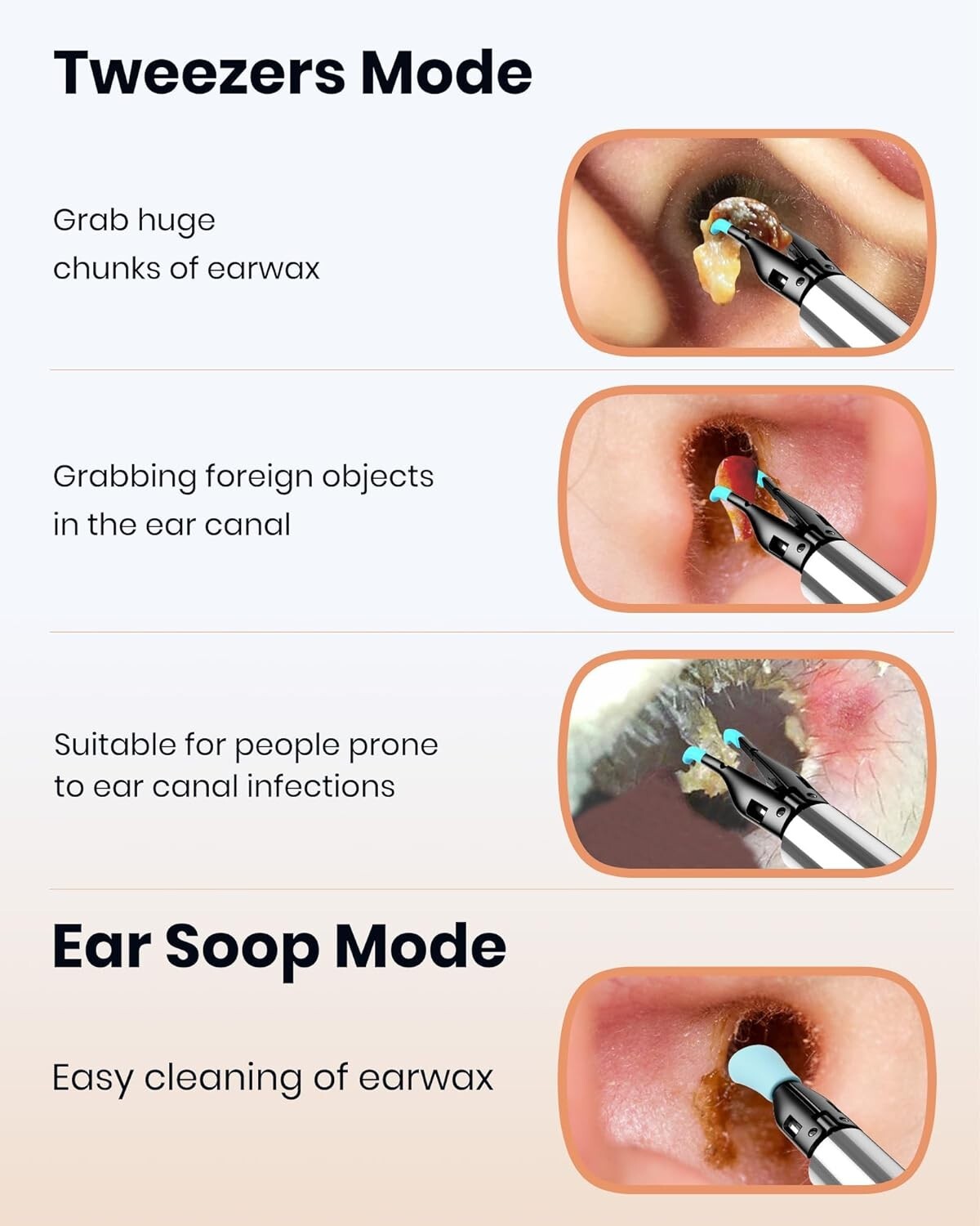 Ear Wax Removal Tool Camera:Ear Camera,Bebird AuriCare Note5 Pro Ear Cleaner Twe