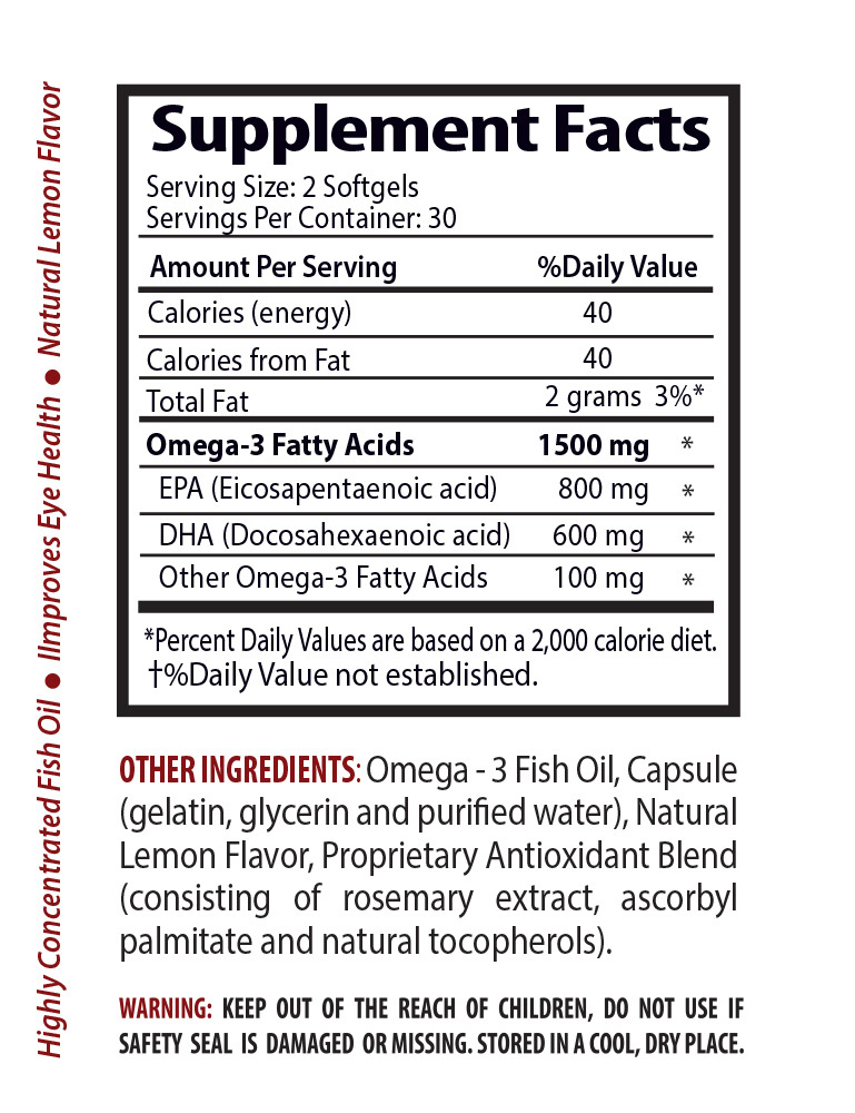 Immune support oxbow – OMEGA 8060 1B – fish oil and flaxseed oil