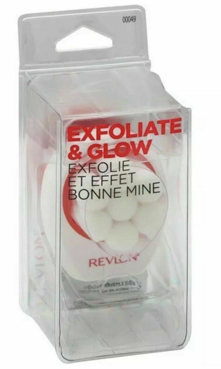 REVLON DOUBLE SIDED FACIAL CLEANSING BRUSH EXFOLIATE & GLOW NIB
