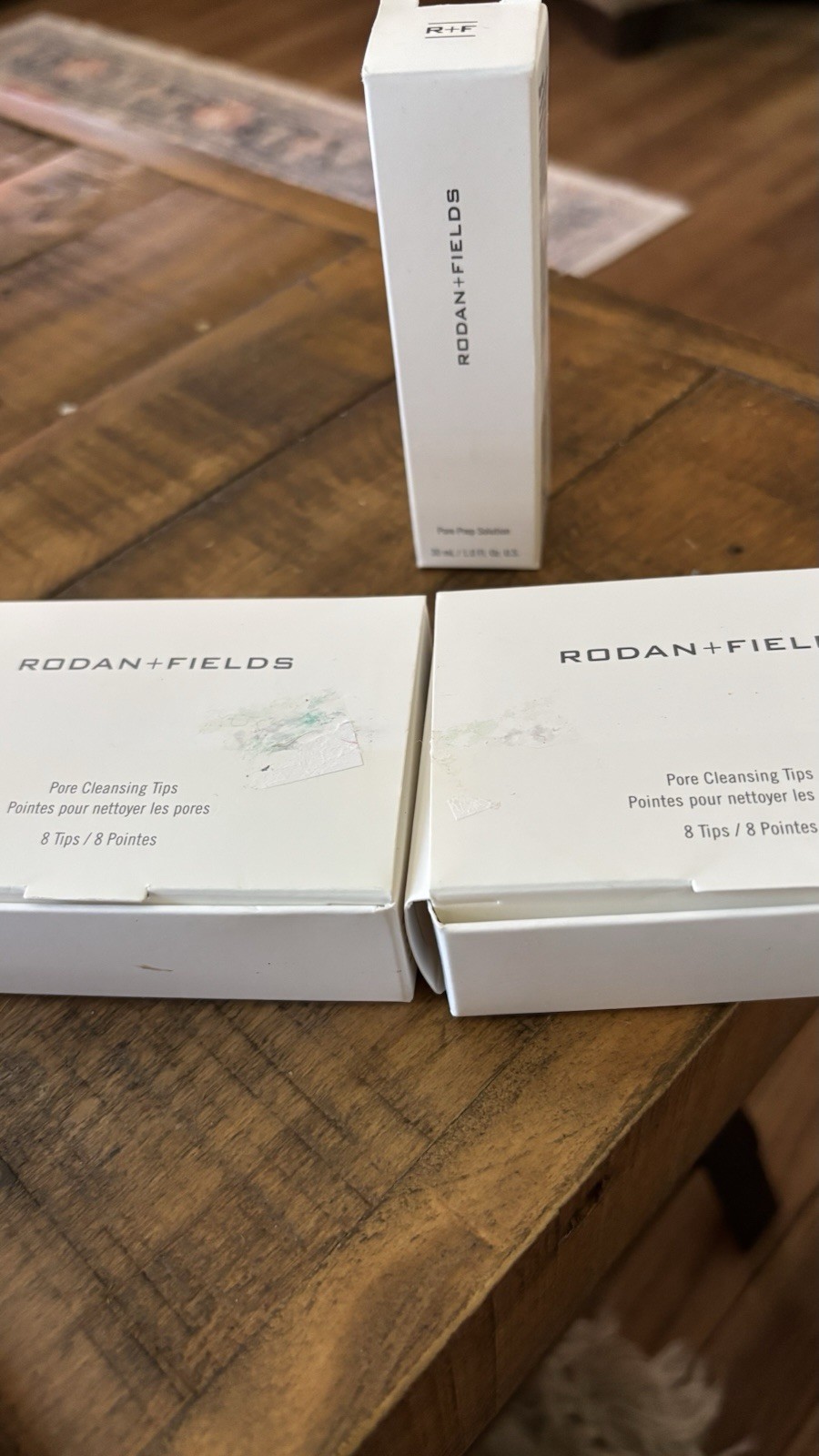 Rodan + Fields – Face Clean Removal Pore Cleansing Tips 2 Box Prep Solution LOT