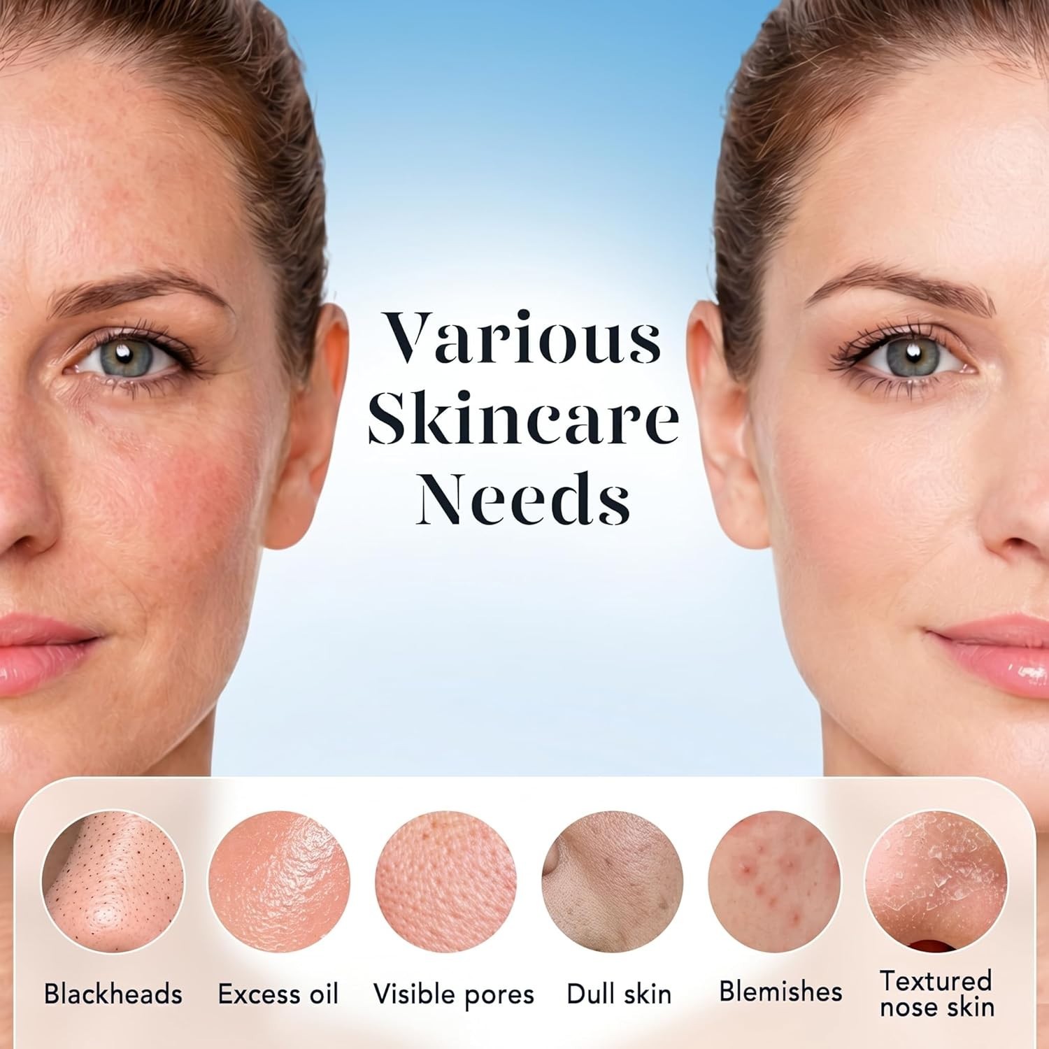 4-in-1 Waterproof Skin Scrubber: Deep Cleansing Facelift for All Skin Types
