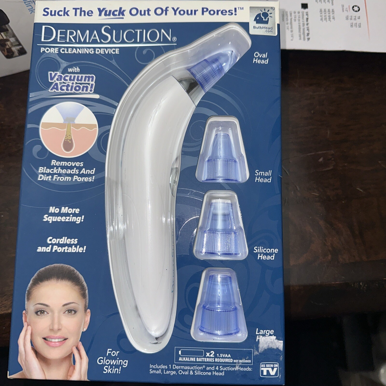 BulbHead DermaSuction Derma Suction Pore Cleaning Device With Vacuum Action