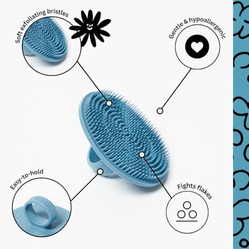 Facial Scrubber Manual Exfoliating Brush Handheld Tool Deep Cleansing For Acne