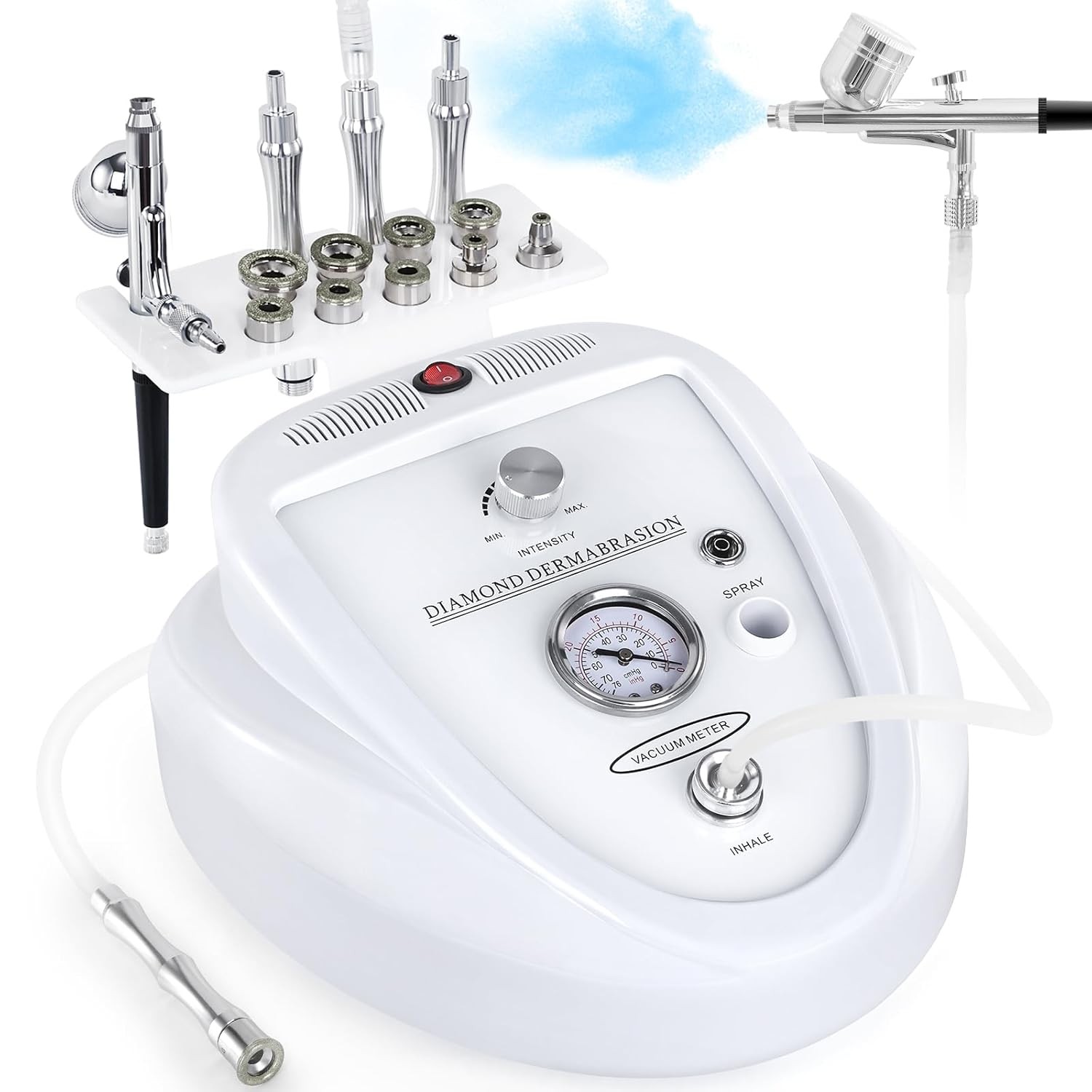 2 in 1 Diamond Microdermabrasion Machine with Spray Kit