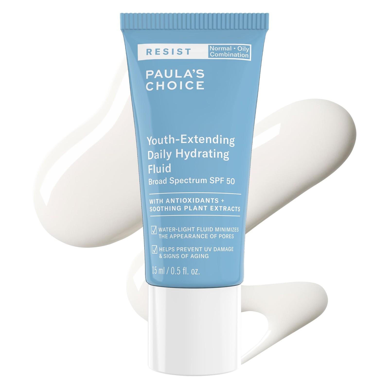 Paula’s Choice RESIST Daily Hydrating Fluid Face Travel Size – 0.5 Fl Oz.