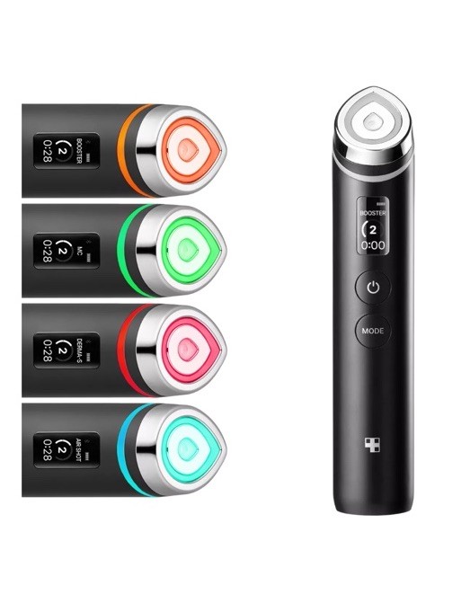 medicube Facial Booster Pro Booster Pro 4-Speed USB Skin Radiance Device Black