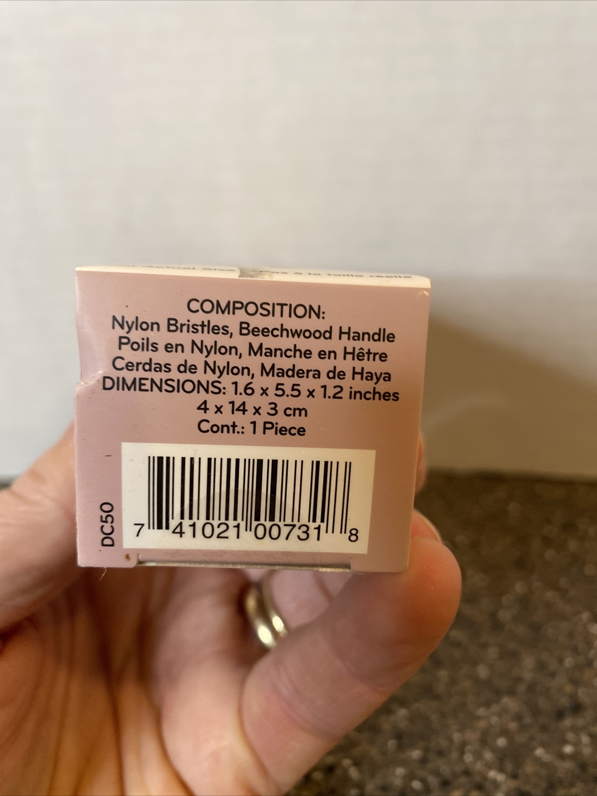 New Daily Concepts Daily Facial Dry Brush For Radiant Looking Skin Vegan New