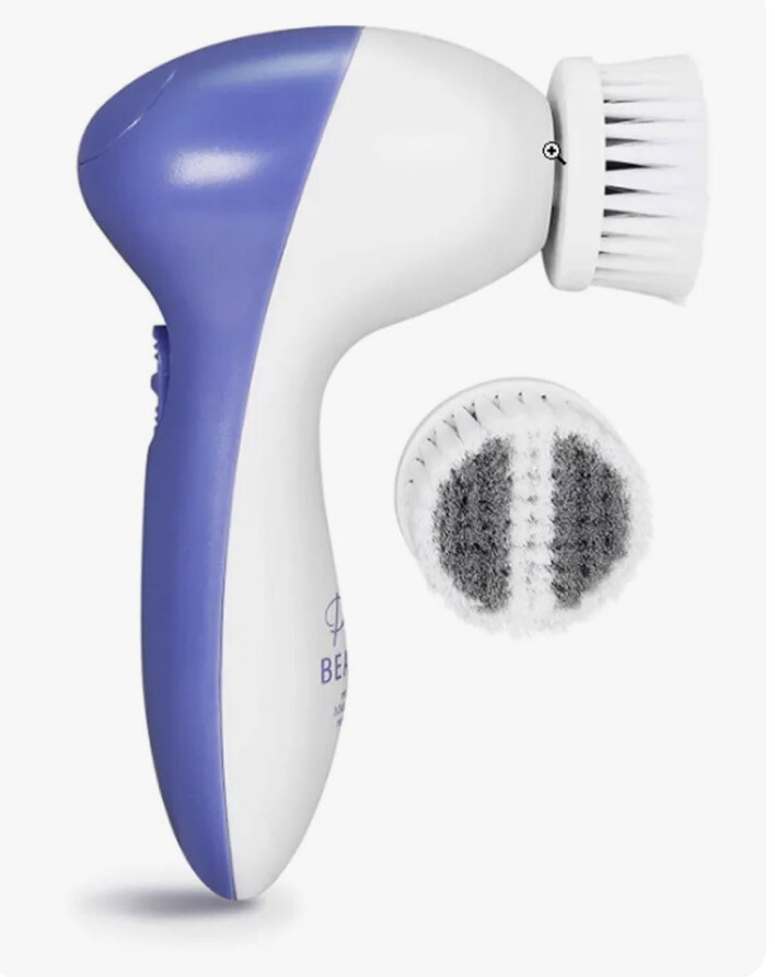 New Plum Beauty Facial Cleansing System 2 Brush Heads NEW