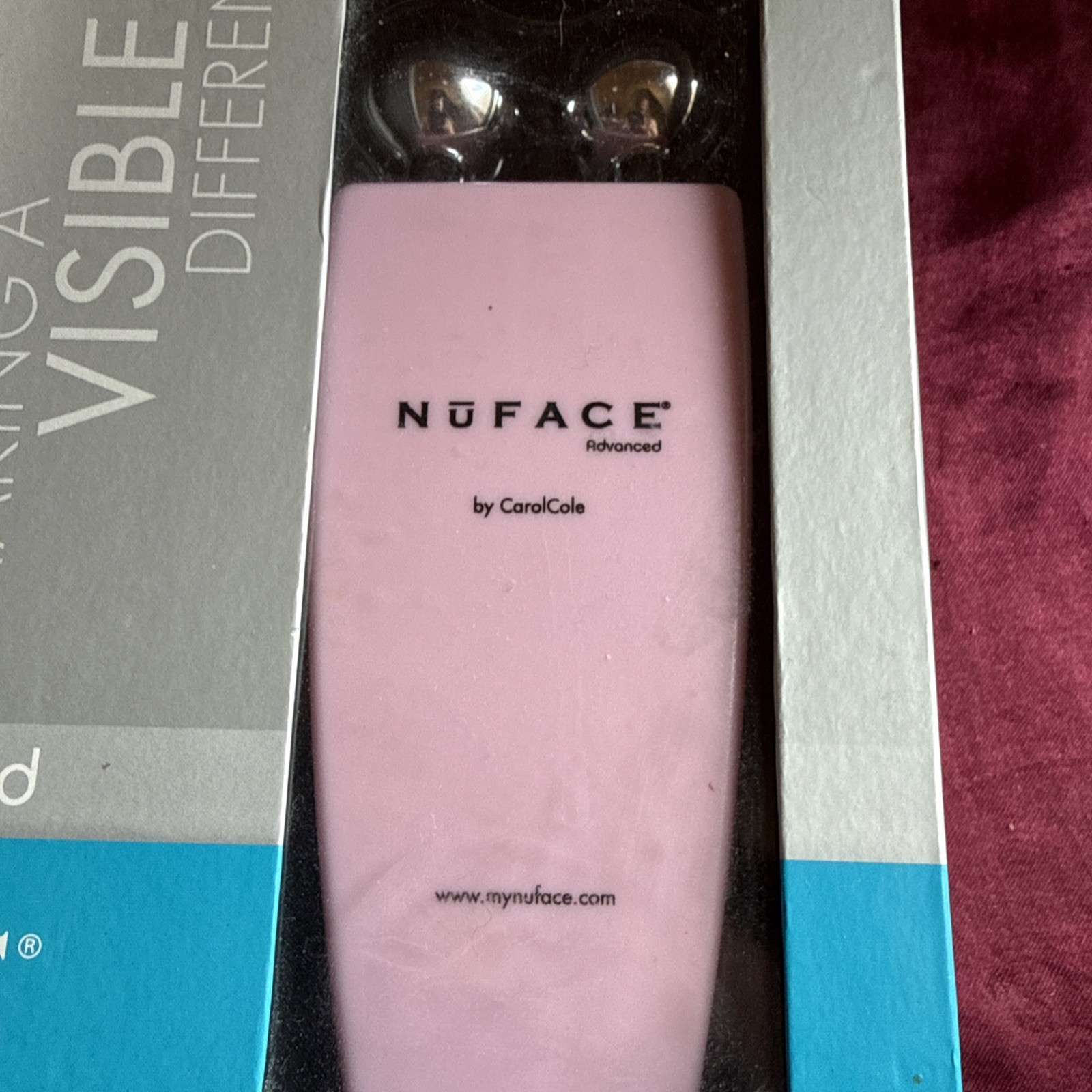 Nuface Trinity Facial Trainer Kit Pink USED GOOD CONDITION