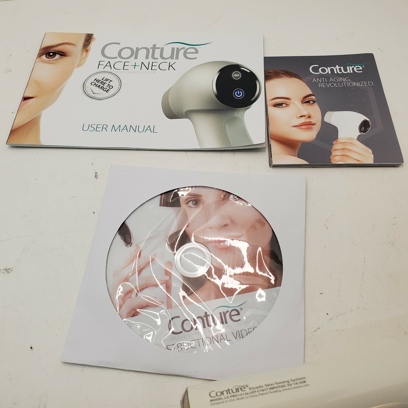 Conture Kinetic Face Neck Skin Toning Enhancement System NO POWER CORD UNTESTED