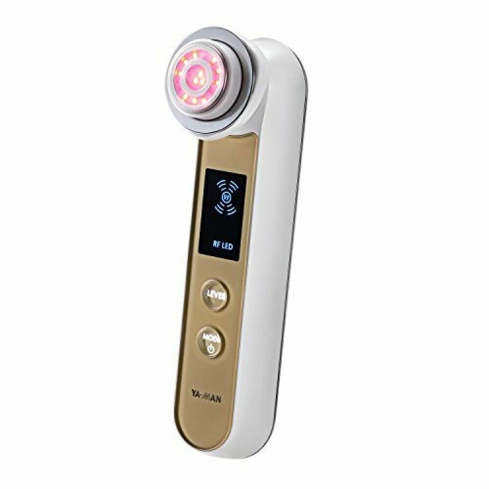 YA-MAN Facial Equipment RF Radio Wave Beaute Photo PLUSEX Champagne Gold HRF-20N