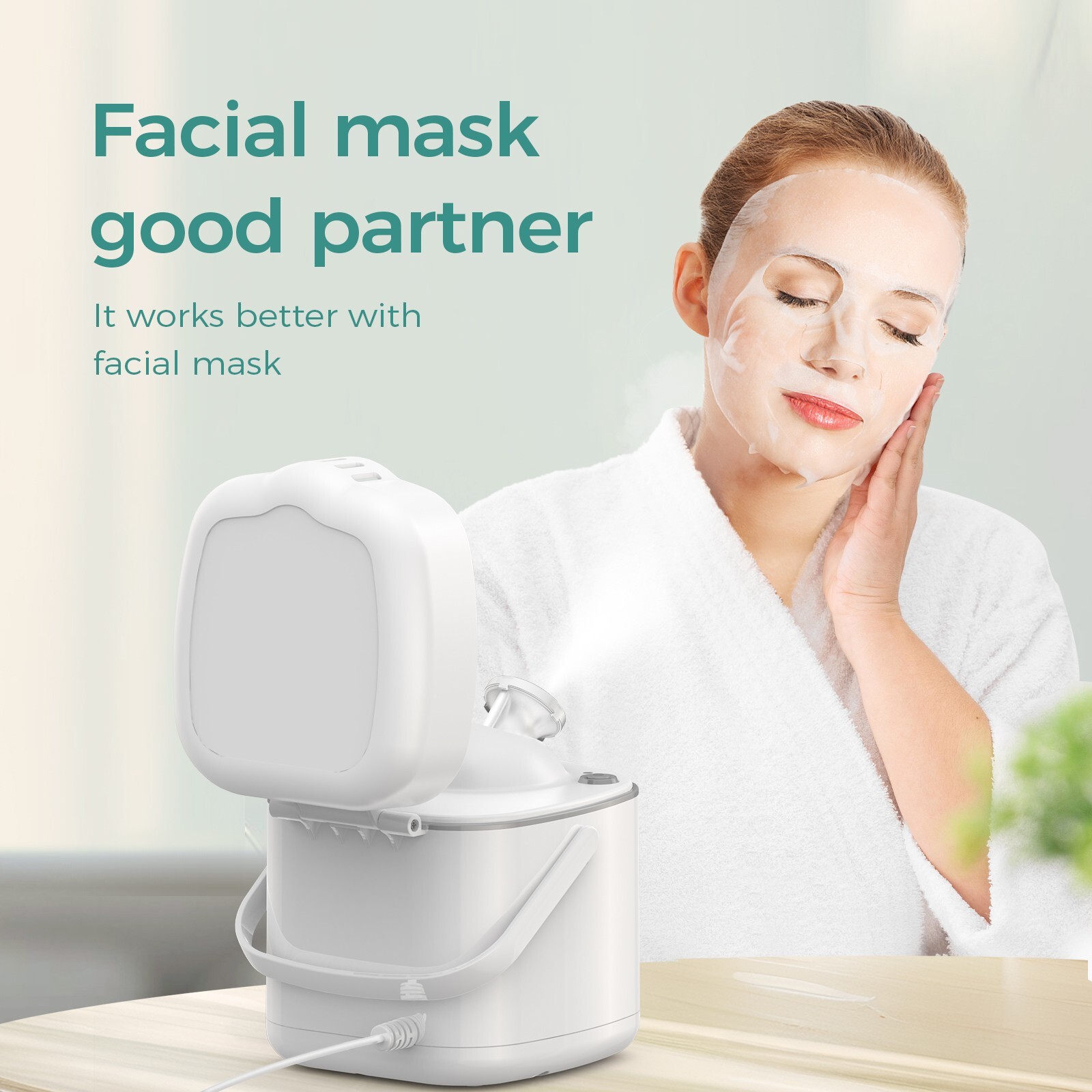 Nano Ionic Facial Steamer for Deep Cleansing & Hydration, Upgraded Home Spa Skin