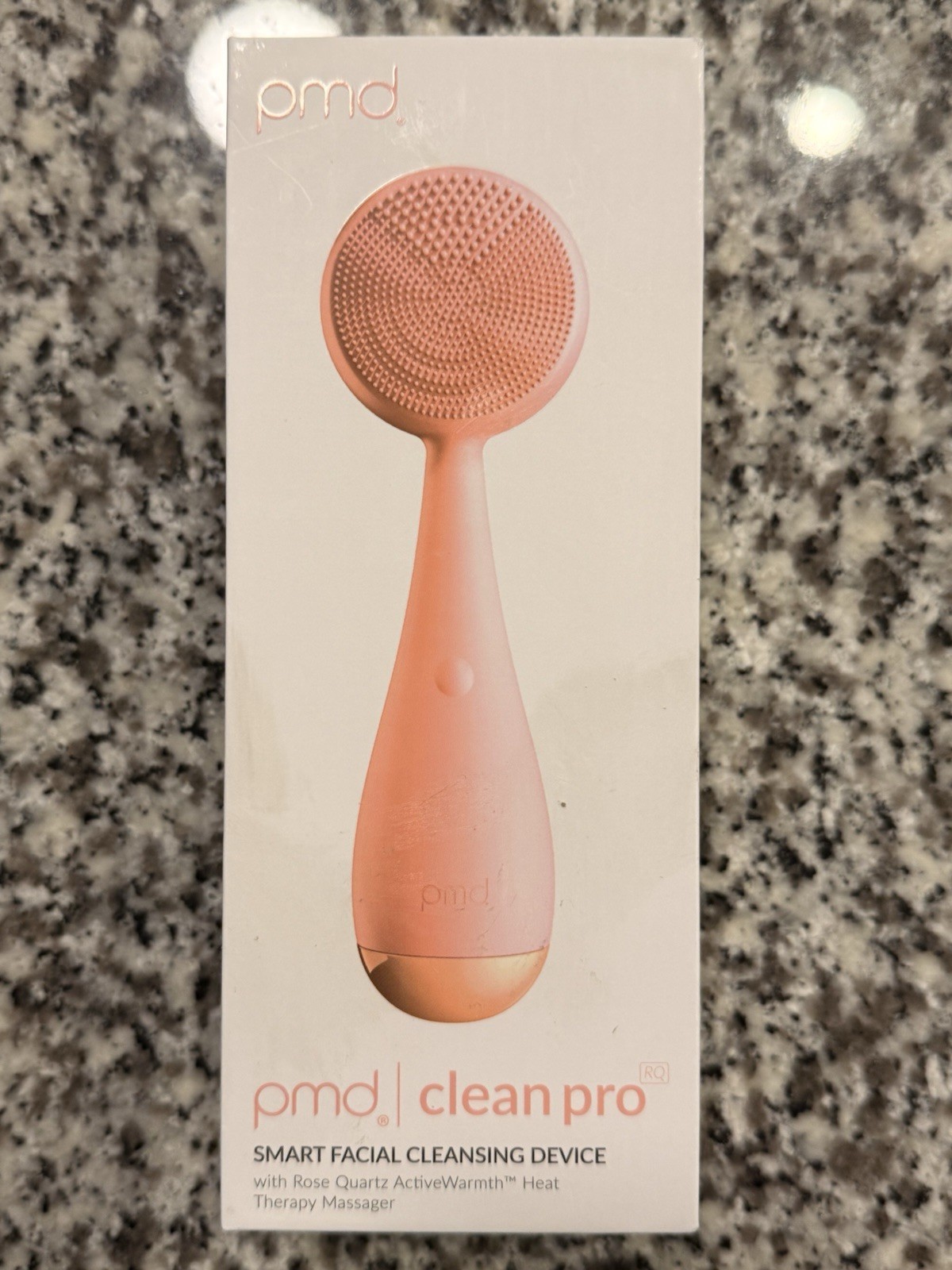 PMD Clean Pro RQ Smart Facial Cleansing Device Rose Quartz Blush FREE Ship