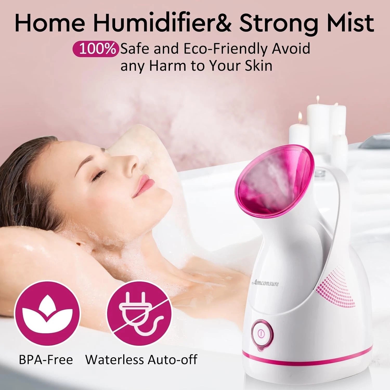 Ultimate Facial Steamer: Nano Ionic Warm Mist for Hydration & Acne Reduction