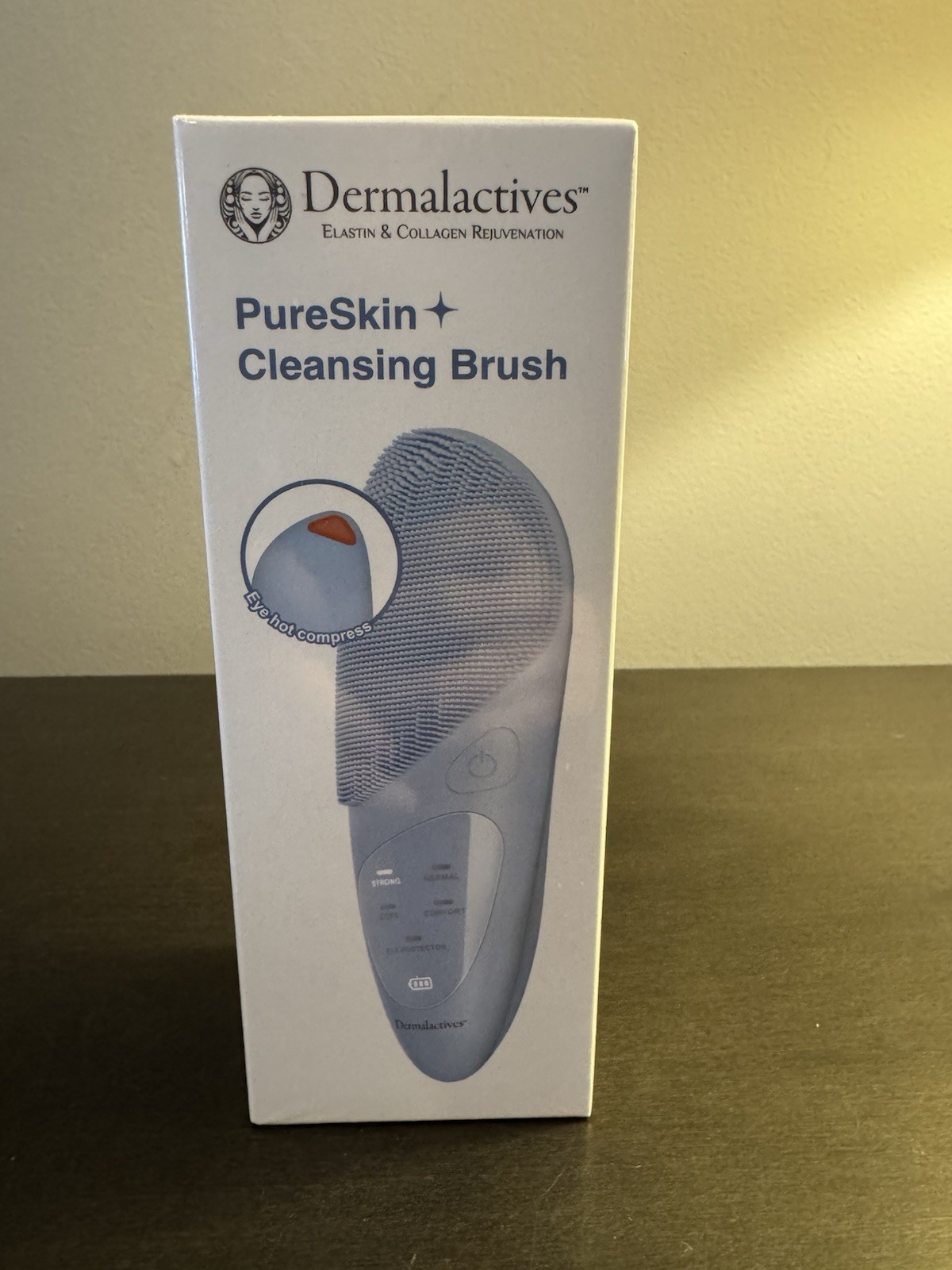 Dermalactives PureSkin Cleansing Brush Full Size NIB Sealed