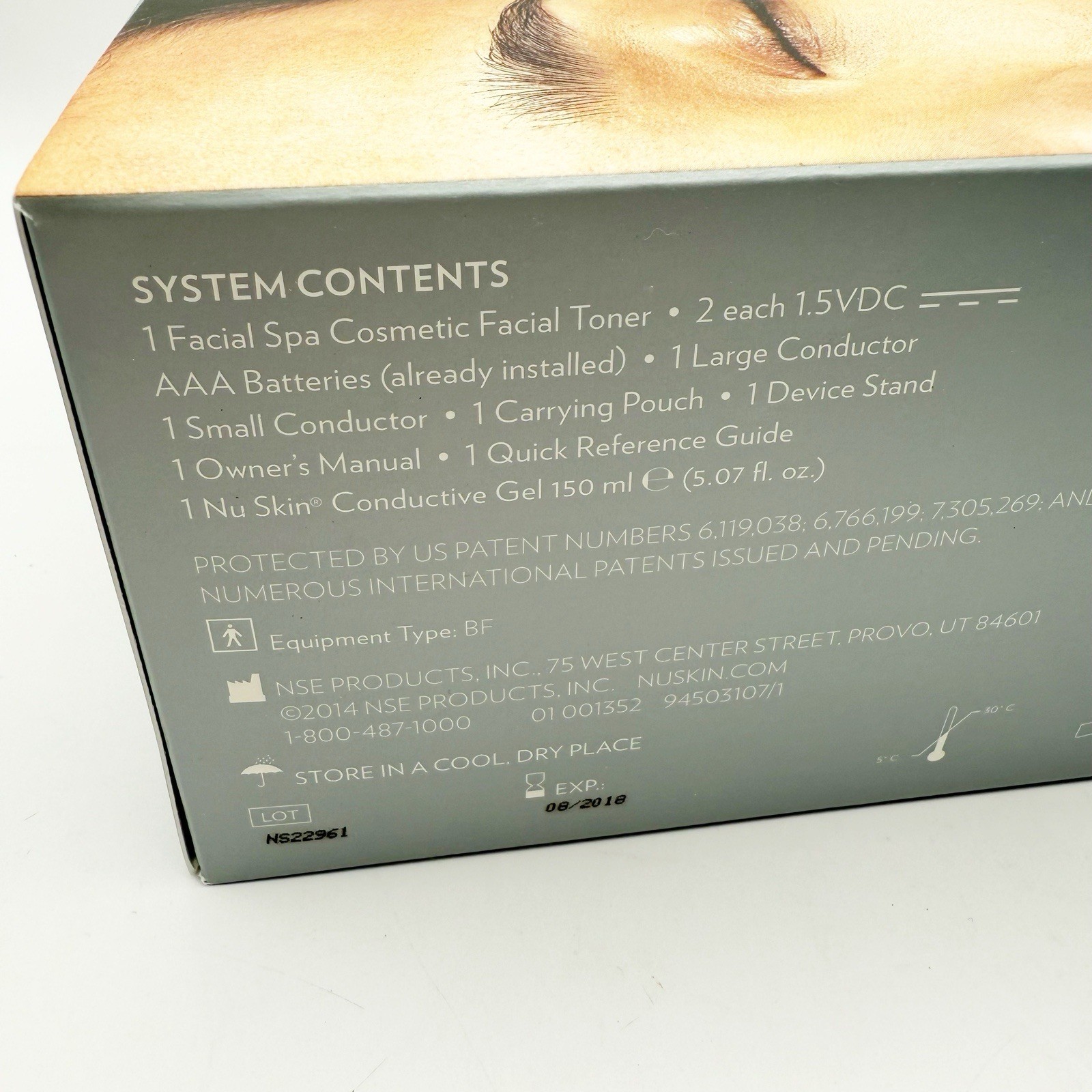 New Old Stock facial SPA NU SKIN/ Cosmetic Toner/ Spa System, gel SEALED