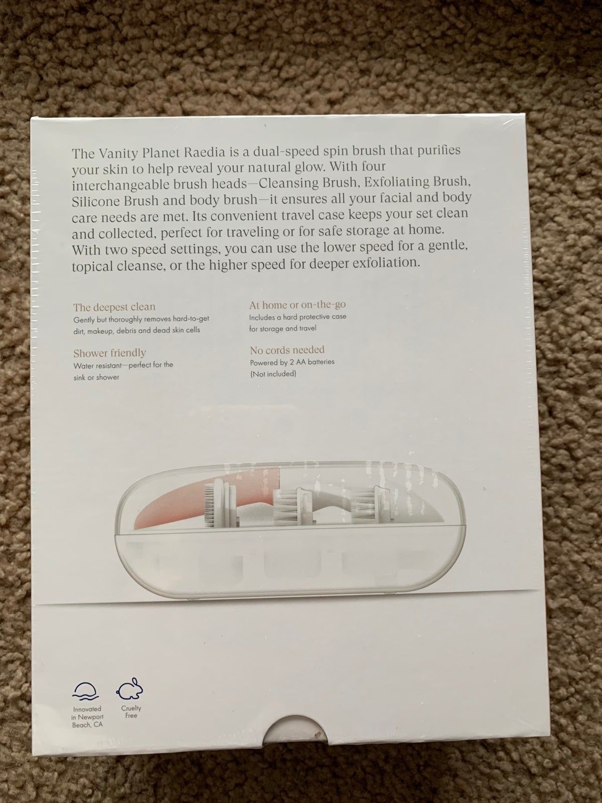 Vanity Planet – Facial/Body cleaning scrub brush system