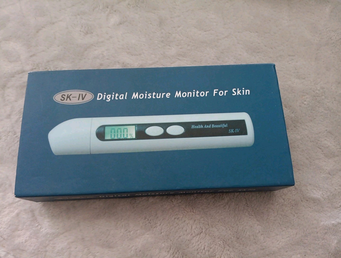SK-IV | 2 in 1 Digital Moisture Monitor for Skin | Facial Face Moister Analyzer