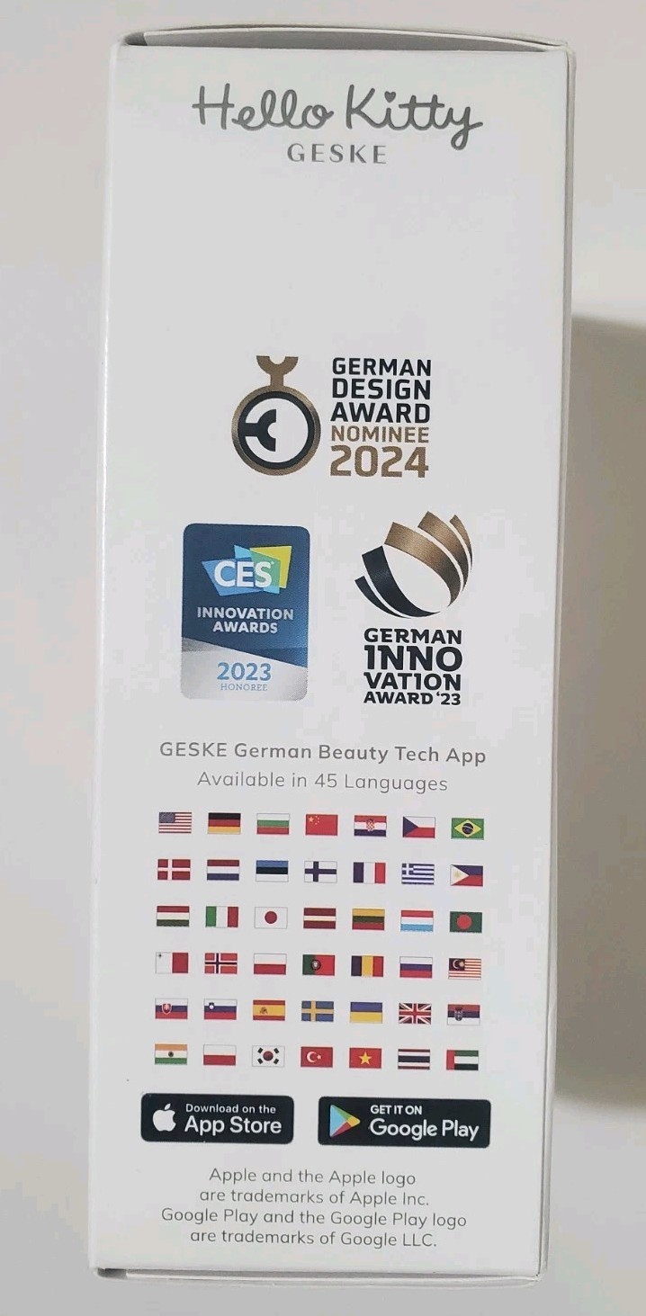 Hello Kitty x Geske Smart App Guided Deep Gentle Facial Cleansing Brush NIB