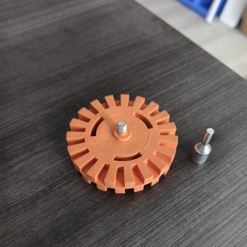 High Performances Rubber Wheel Accessories For Easily Sticker And Glues Removal