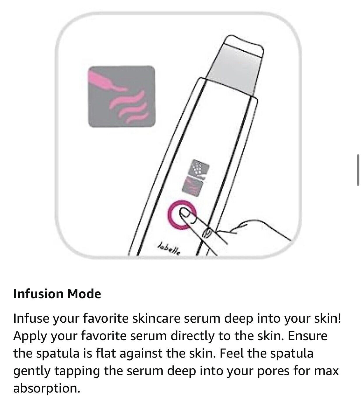 Trophy LaBelle Ultrasonic Skin Spatula Professional Exfoliator Infuser NEW $150