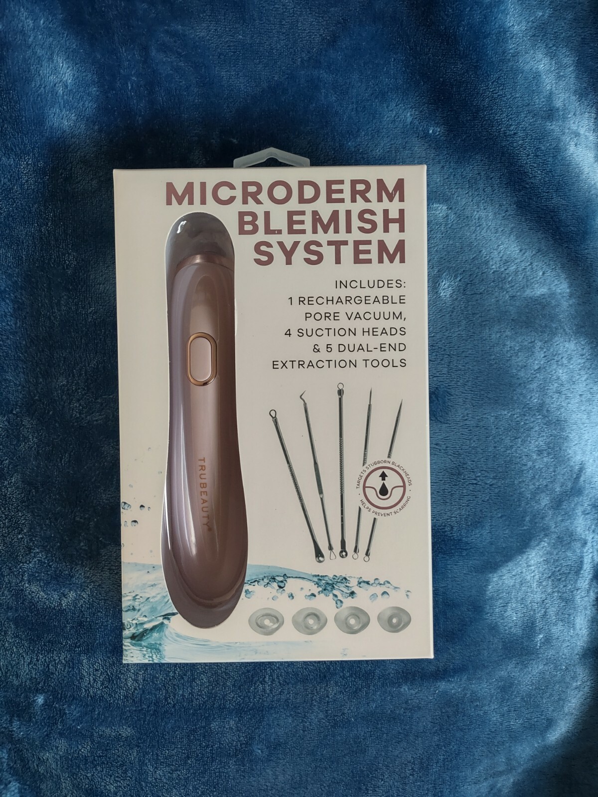 Microderm Blemish System with Pore Vacuum & Extraction Tools by Trubeauty