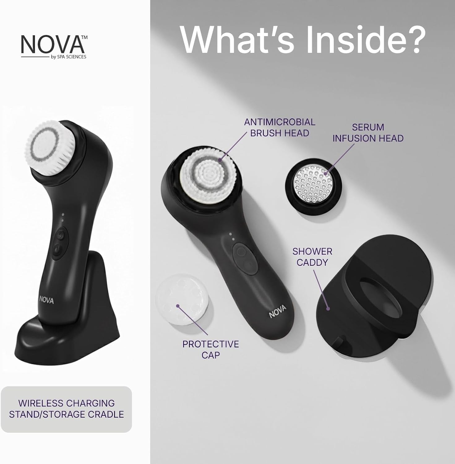 Facial Cleansing Brush with Bristles & Infusion System