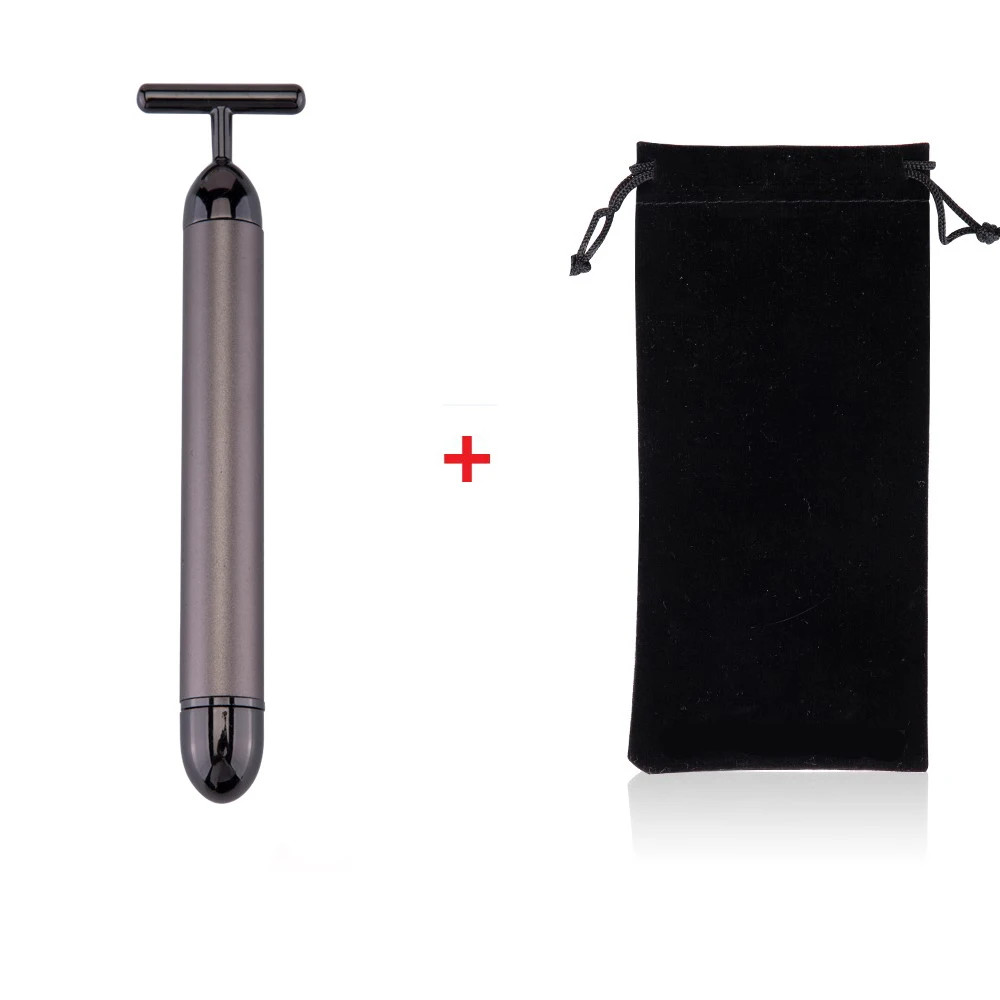 24K Gold Face Lift Bar Roller Vibration Slimming Massager Facial Stick Facial Be