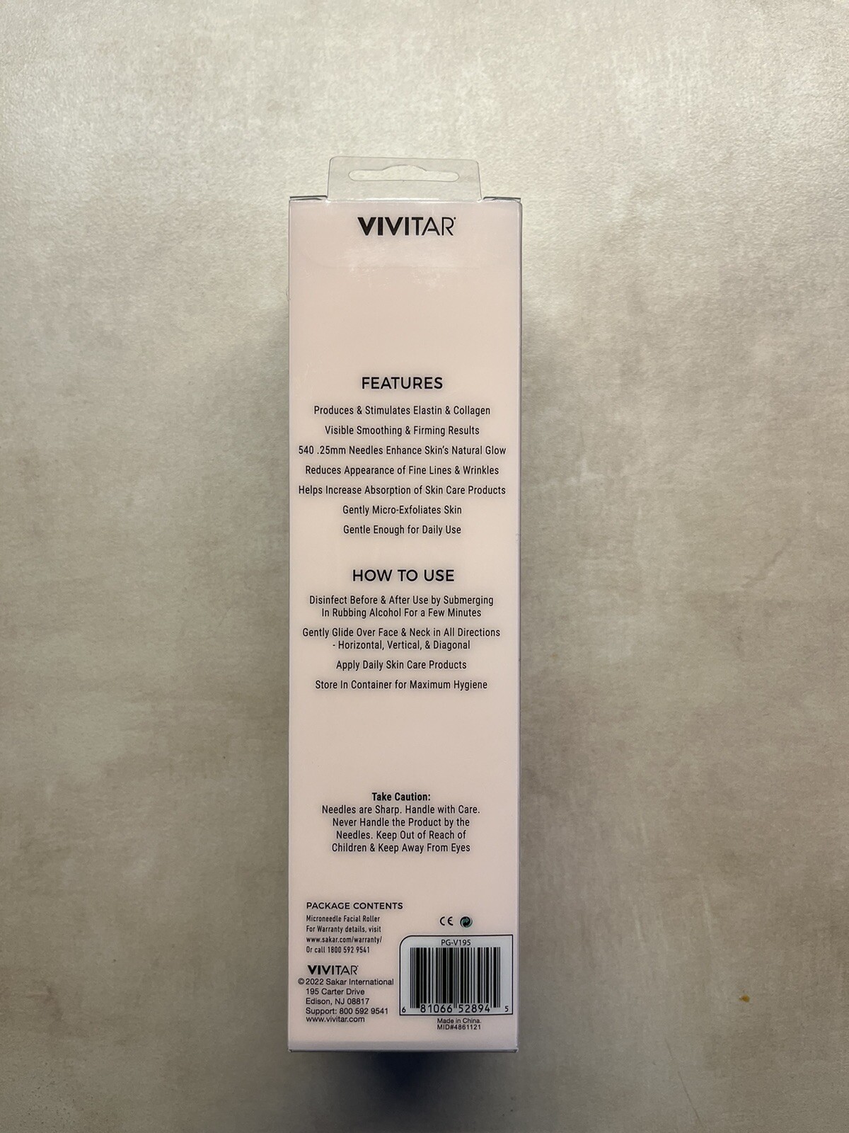 Brand New Micro Needle Facial Roller .25mm by VIVITAR