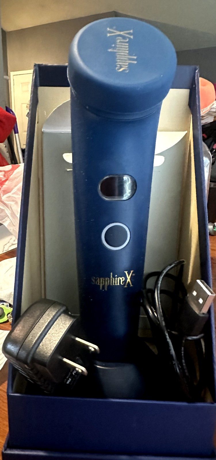 Sapphire X blue light