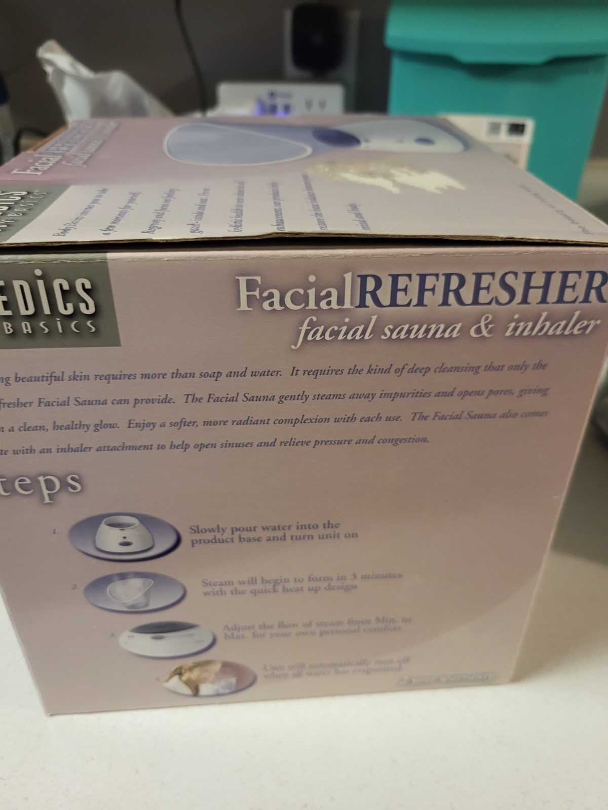 Homedics Facial Steamer and Inhaler Facial Sauna Body Basics Model FAC-2