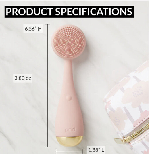 PMD Clean Smart Facial Cleansing Device with Silicone Brush New Face Cleaner