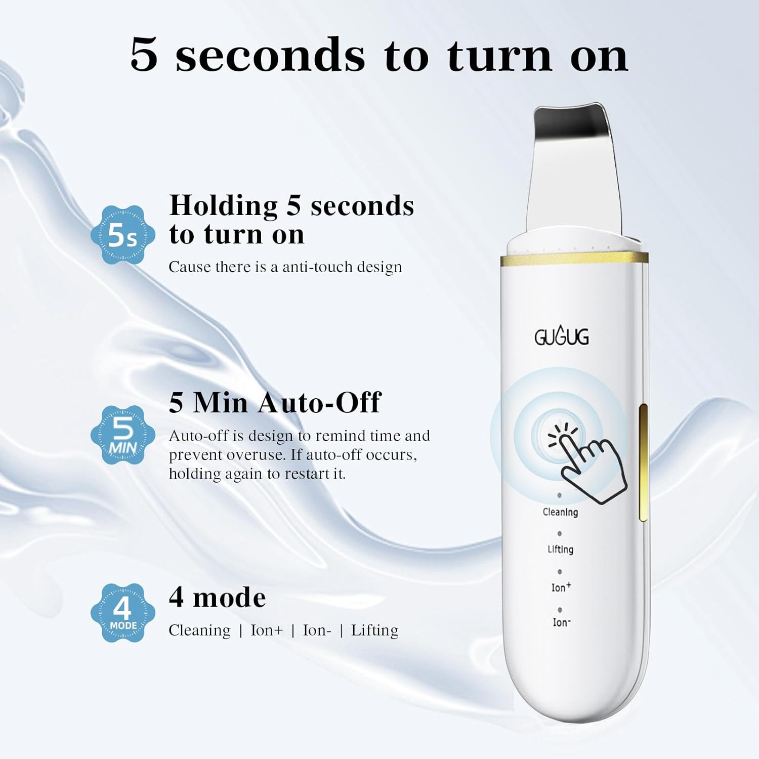 Skin Scrubber Face Spatula Skin Spatula Pore Cleaner Blackhead Remover Tools for