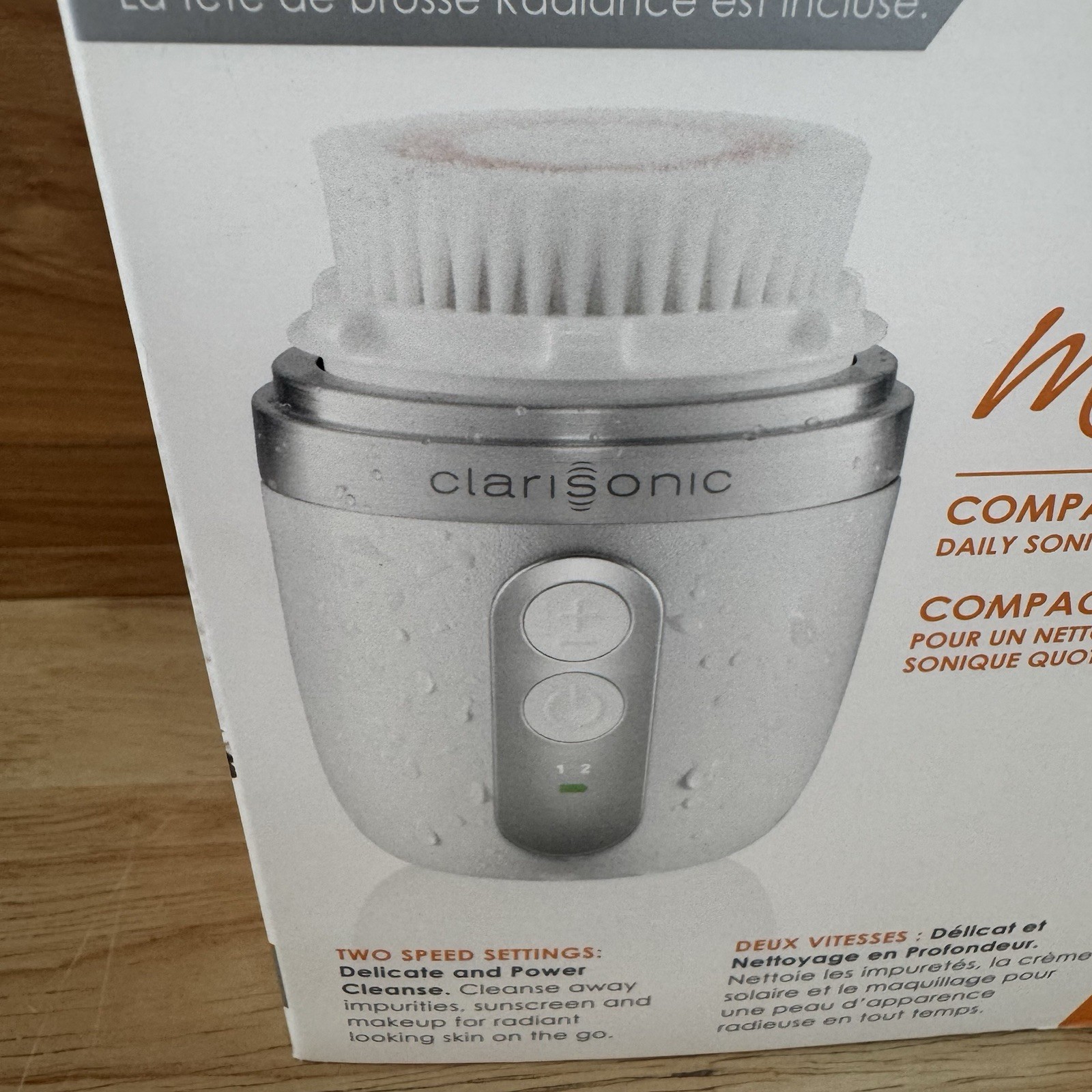 Clarisonic Mia Fit Skin Cleaning Face Brush Compact Lightweight