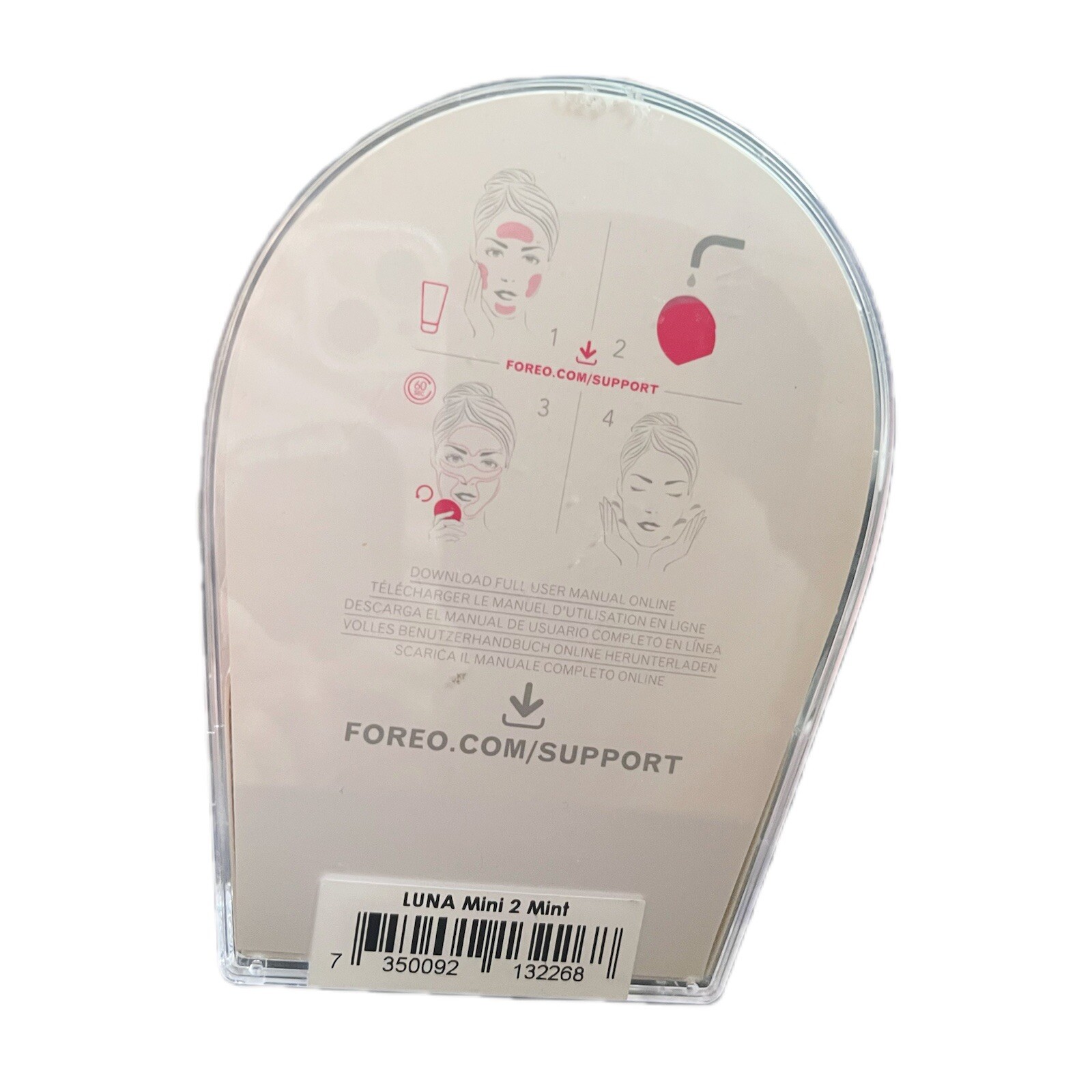 FOREO LUNA mini 2 Hi-tech Facial Cleansing Device for Everyone with Case and Tag