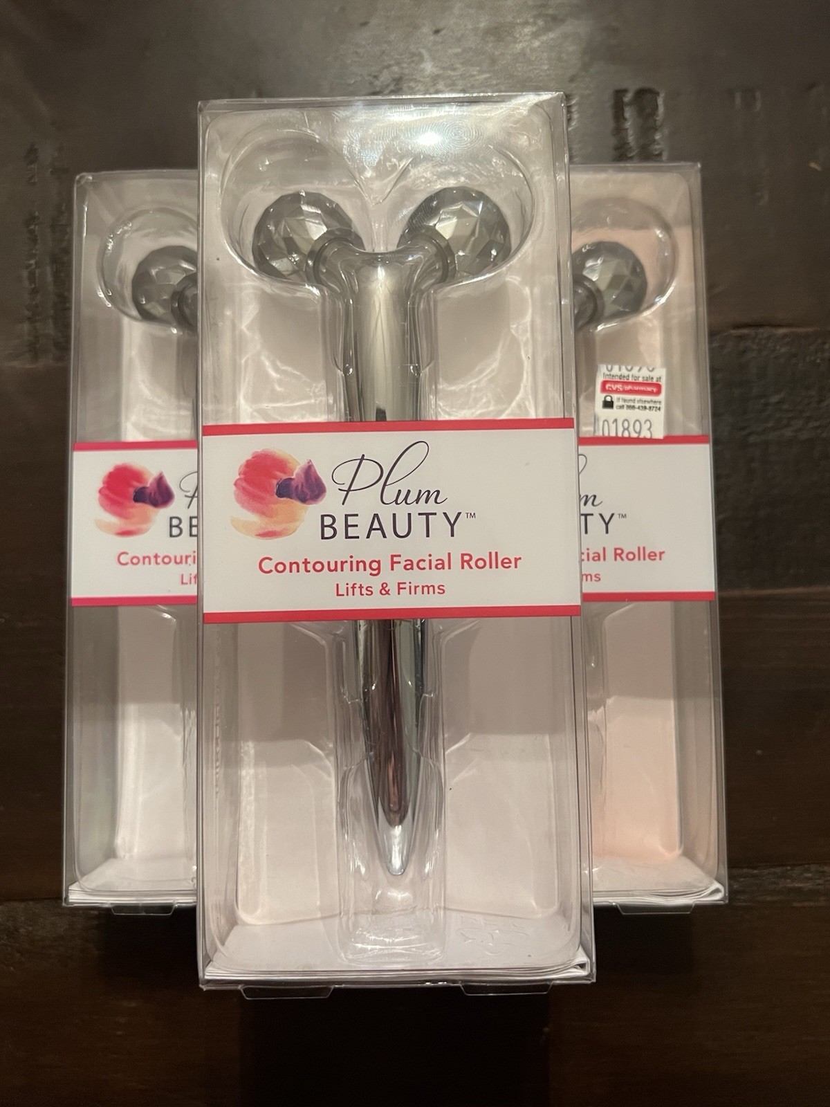 Plum Beauty Contouring Facial Roller for Puffiness Reduction-Brand New