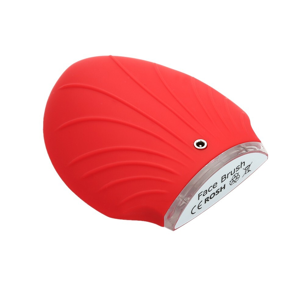 Anself Silicone Waterproof Rechargeable Electric Face Brush Mini Ultrasonic Face