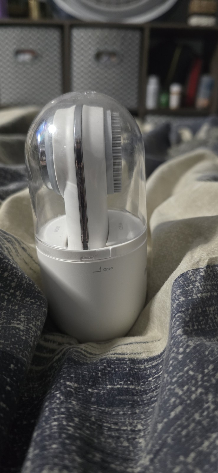 Pixnor Electric Facial Brush Waterproof Model E010109 White Plastic