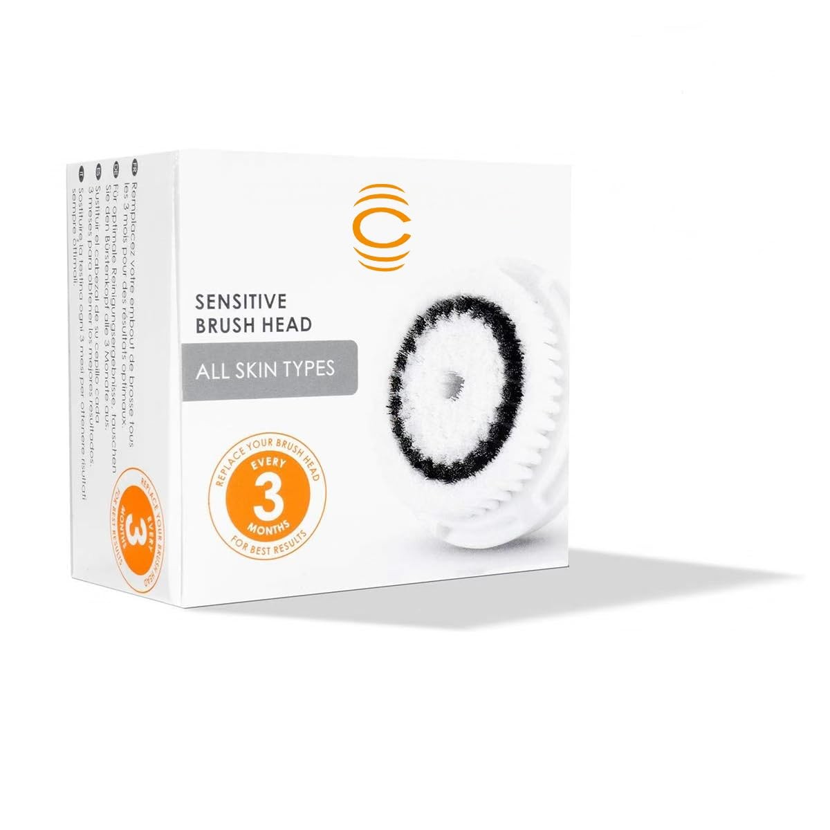 Sensitive Cleansing Brush Head | with Clarisonic Mia 1, Mia 2, Mia Fit, Alpha…
