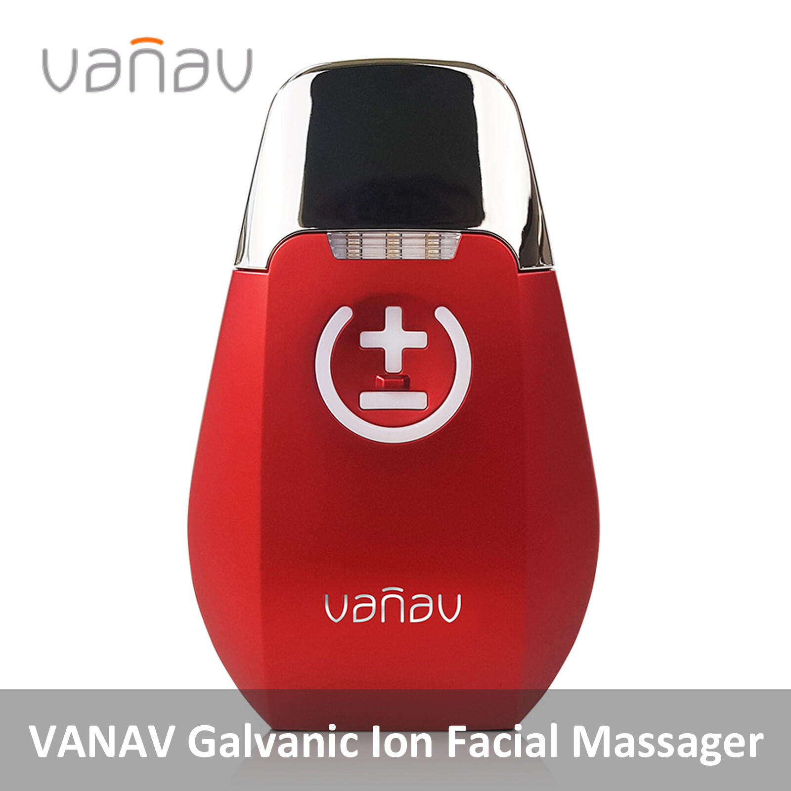 VANAV Time Machine Galvanic Ion Facial Massager PSC-1001 Red Doctorstech